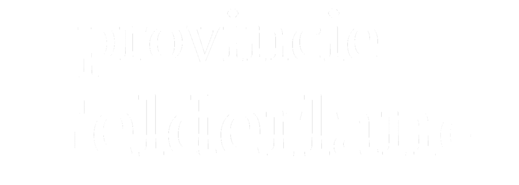 Provincie Gelderland logo in wit